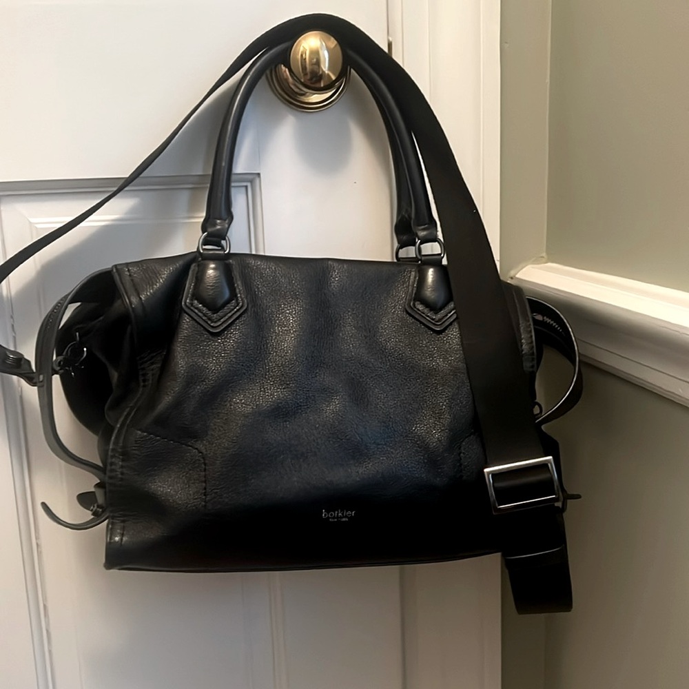 Botkier crossbody black leather handbag